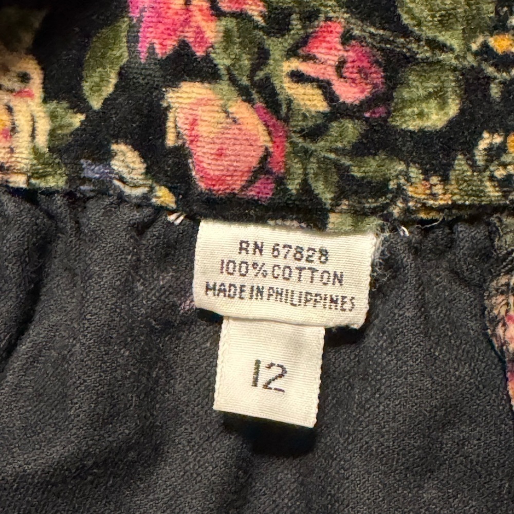 Vintage Jane Schaffhausen Velvet Skirt - Picture 5 of 7